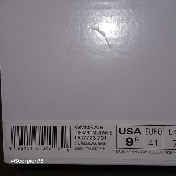 Jordan 1 Acclimate Shoes Size 8 Men/9.5 Women - Picture 10 of 10